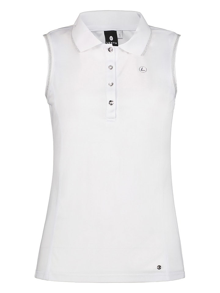LUHTA Top "Kivisaari" w kolorze białym rozmiar: L