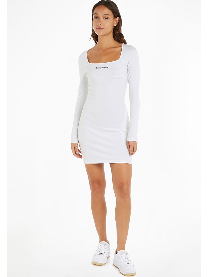 TOMMY JEANS Sukienka w kolorze białym rozmiar: M