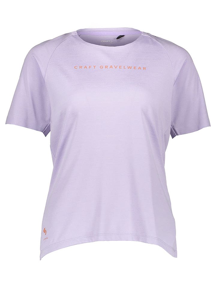 Craft Koszulka kolarska "ADV Gravel" w kolorze lawendowym rozmiar: XL