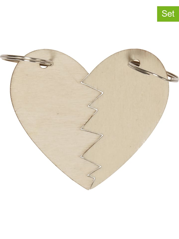 SUNNYSUE Zawieszki (6 szt.) w kolorze jasnobrązowym do kluczy rozmiar: onesize