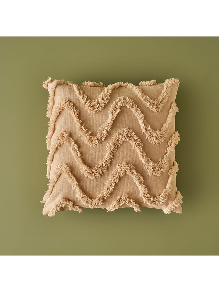 BELLA MAISON Poduszka "Nate" w kolorze beżowym - 43 x 43 cm rozmiar: onesize