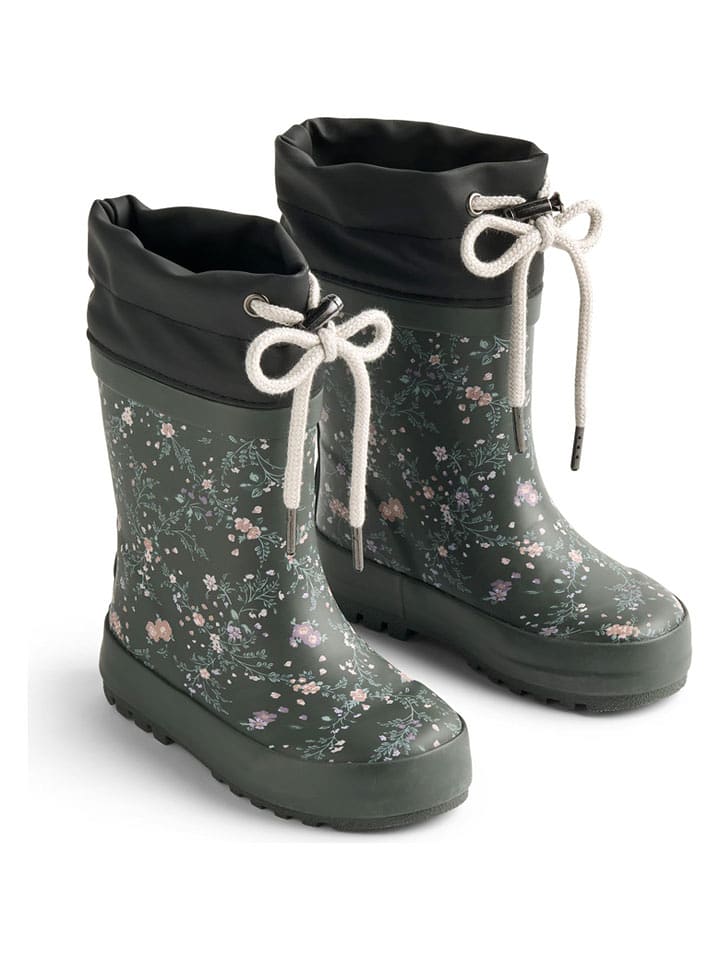 Wheat Kalosze "Thermo" w kolorze khaki rozmiar: 33