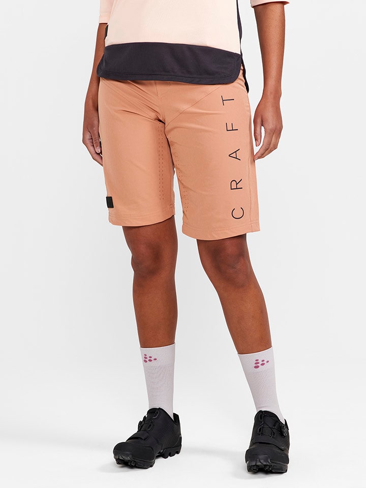 Craft Szorty kolarskie 3w1 "ADV Offroad" w kolorze pomarańczowym rozmiar: M