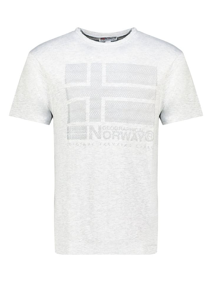 Geographical Norway Koszulka "Jraye" w kolorze szarym rozmiar: XXL