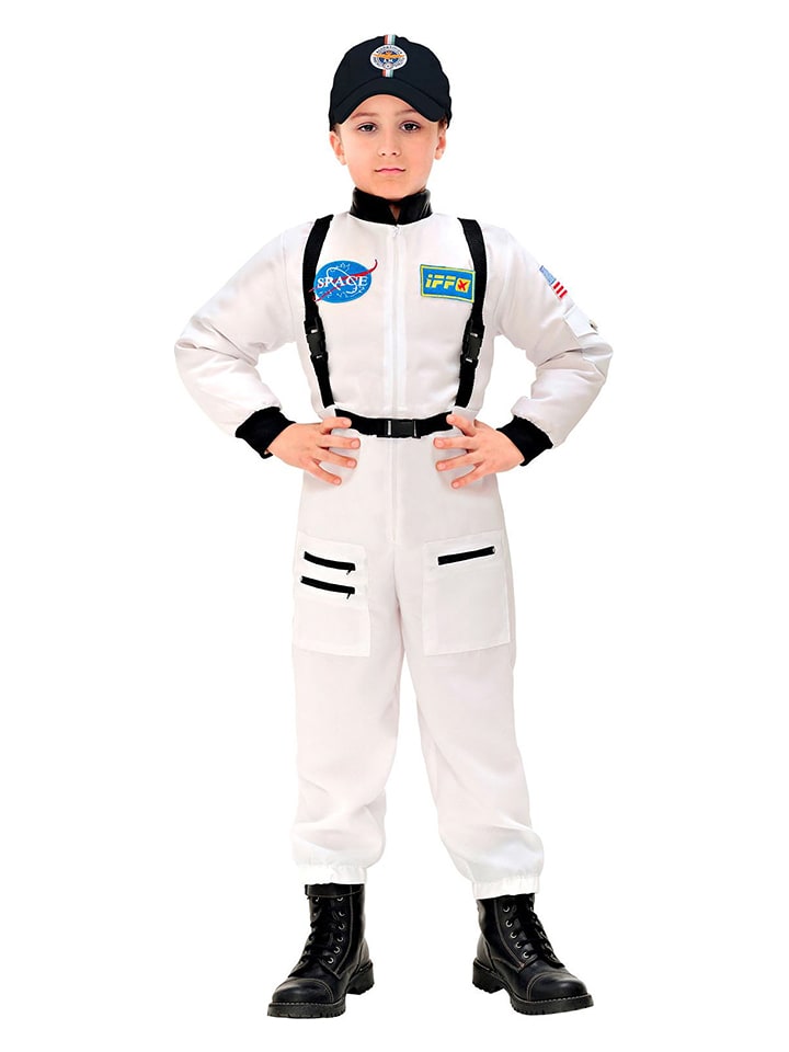 Carnival Party Kombinezon kostiumowy "Astronaut" w kolorze białym rozmiar: 128