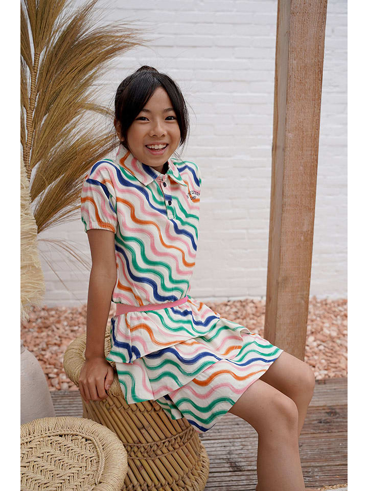 B.Nosy Spódnica w kolorze pomarańczowo-zielono-kremowym rozmiar: 122/128