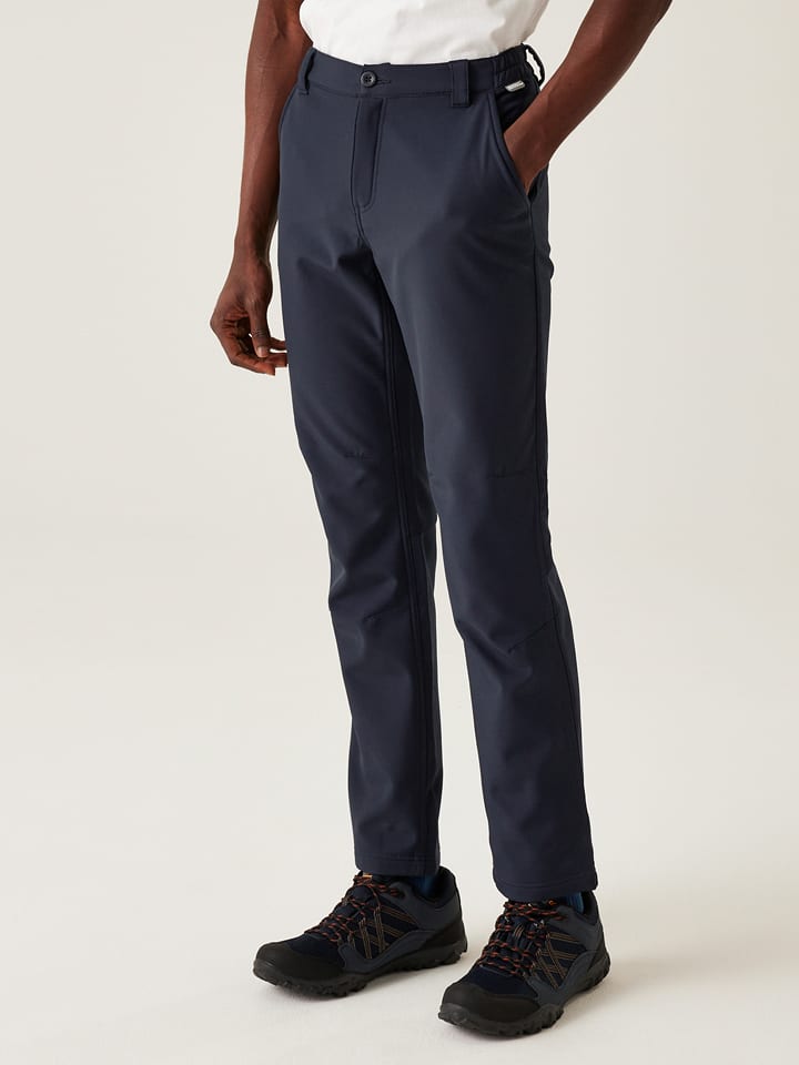 Regatta Spodnie softshellowe "Fenton" w kolorze granatowym rozmiar: 54