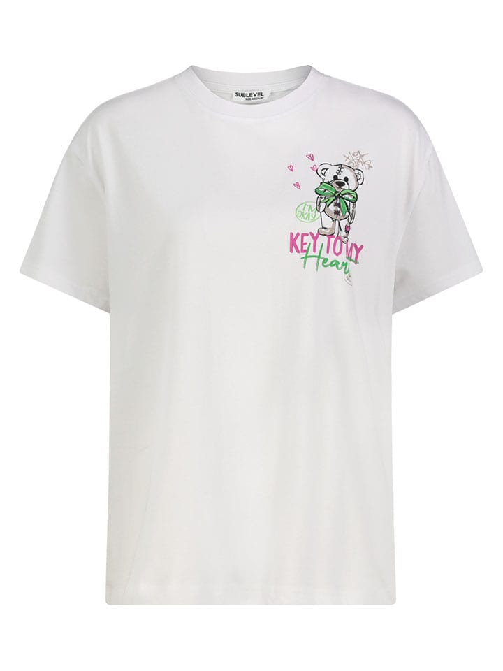 Sublevel Koszulka w kolorze białym rozmiar: M