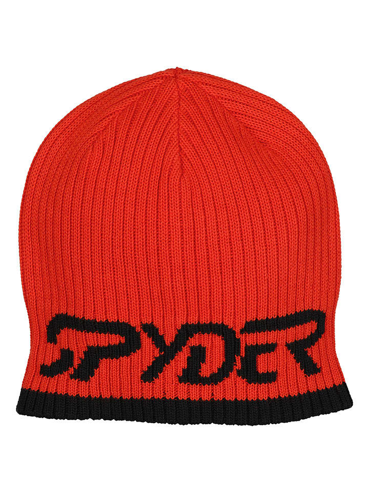 SPYDER Czapka beanie "Logo" w kolorze czerwonym rozmiar: onesize
