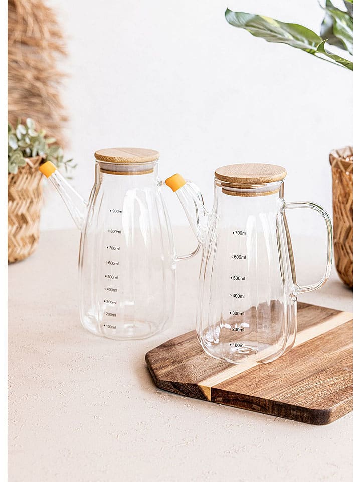 Violeta Home Dozownik oleju w kolorze jasnobrązowym - 700 ml rozmiar: onesize