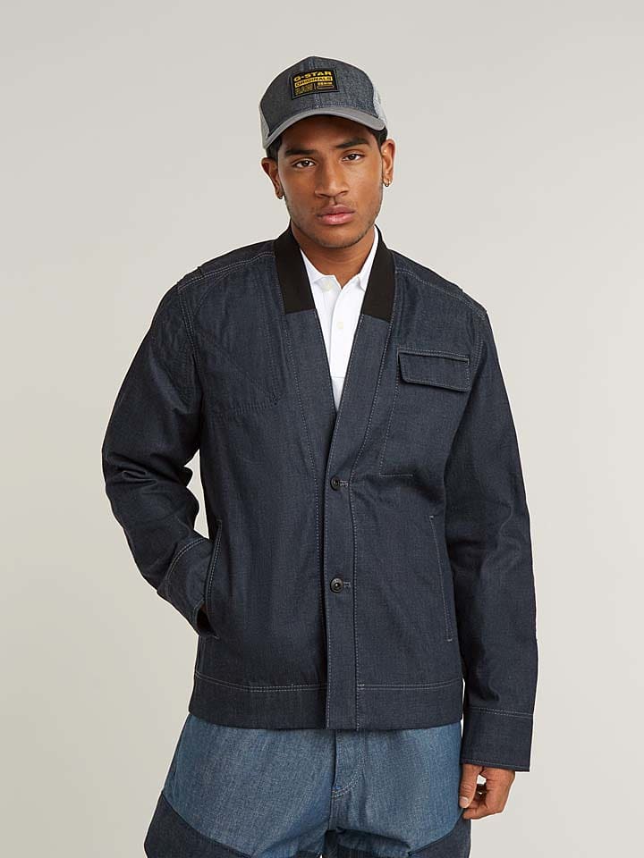 G-Star Kurtka przejściowa w kolorze granatowym rozmiar: L