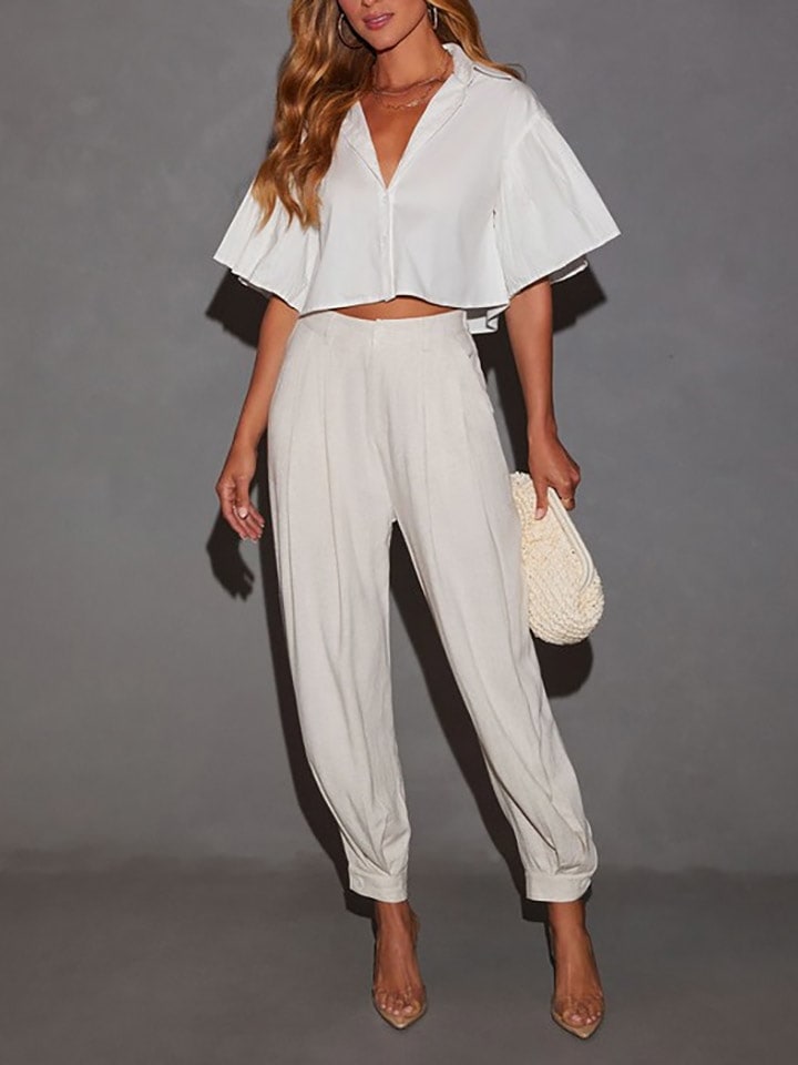 Milan Kiss Bluzka w kolorze białym rozmiar: S