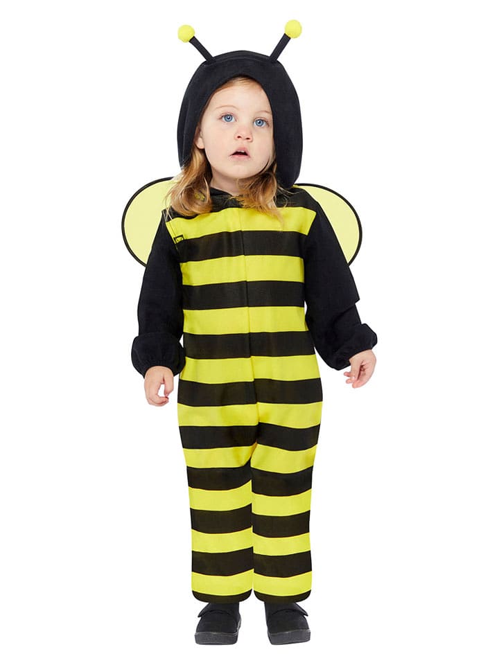 amscan Kombinezon kostiumowy "Bees" w kolorze żółto-czarnym rozmiar: 80-92