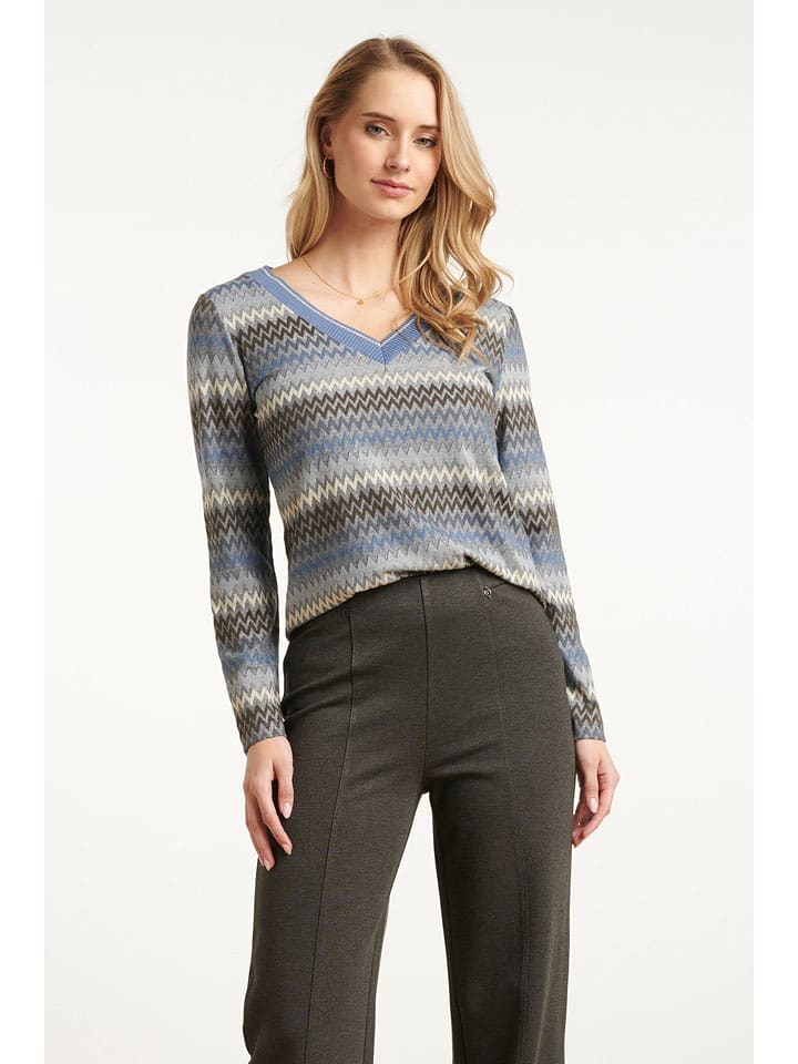 Smashed Lemon Bluzka w kolorze błękitno-szarym rozmiar: L