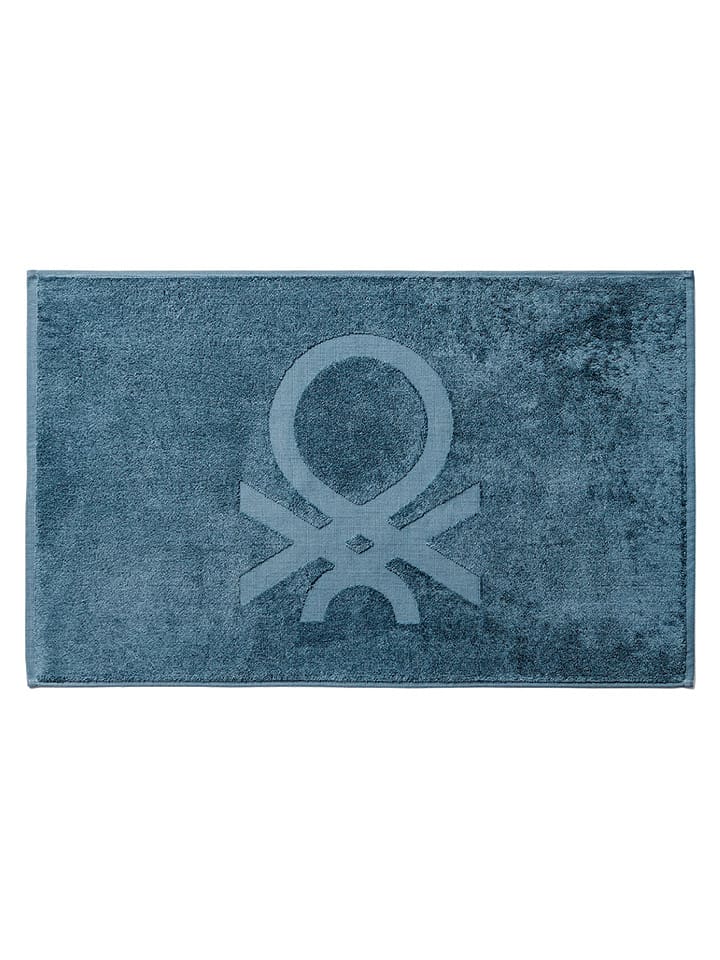 Benetton Dywanik łazienkowy w kolorze szaroniebieskim - 80 x 50 cm rozmiar: onesize