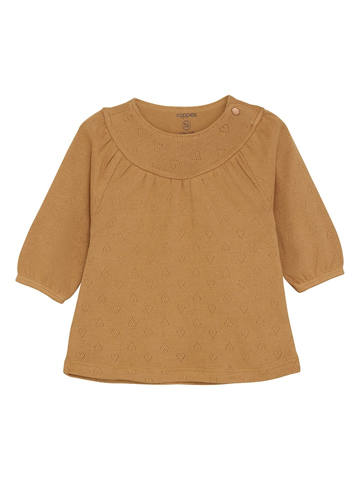 Noppies Sukienka w kolorze jasnobrązowym rozmiar: 92