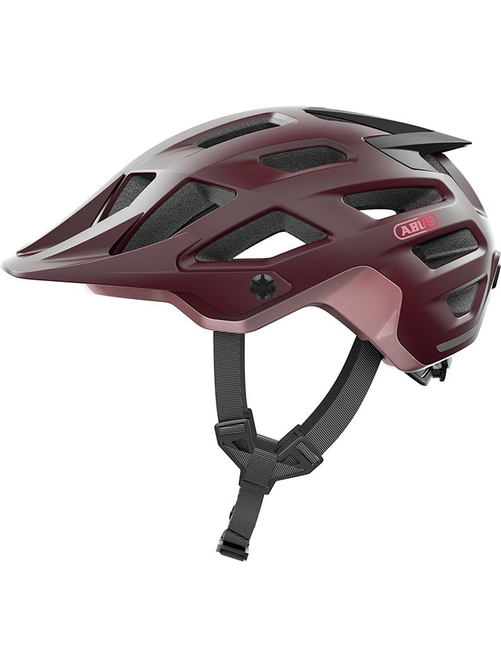 ABUS Kask rowerowy "Moventor 2.0" w kolorze bordowym rozmiar: 51-55 cm