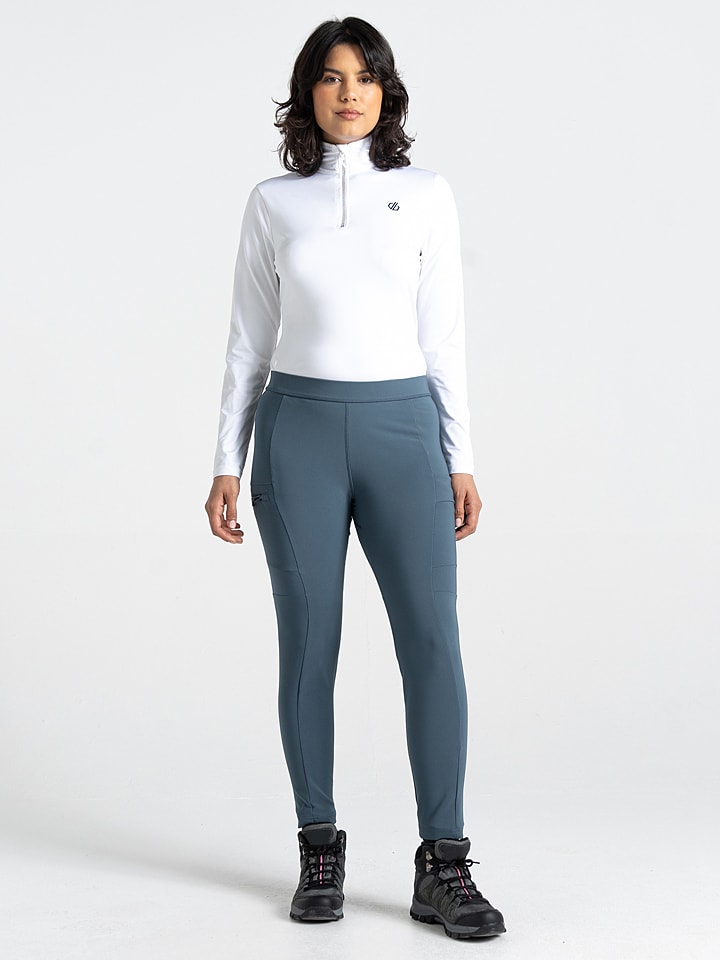 Dare 2b Legginsy funkcyjne "Melodic II" w kolorze niebieskoszarym rozmiar: 44