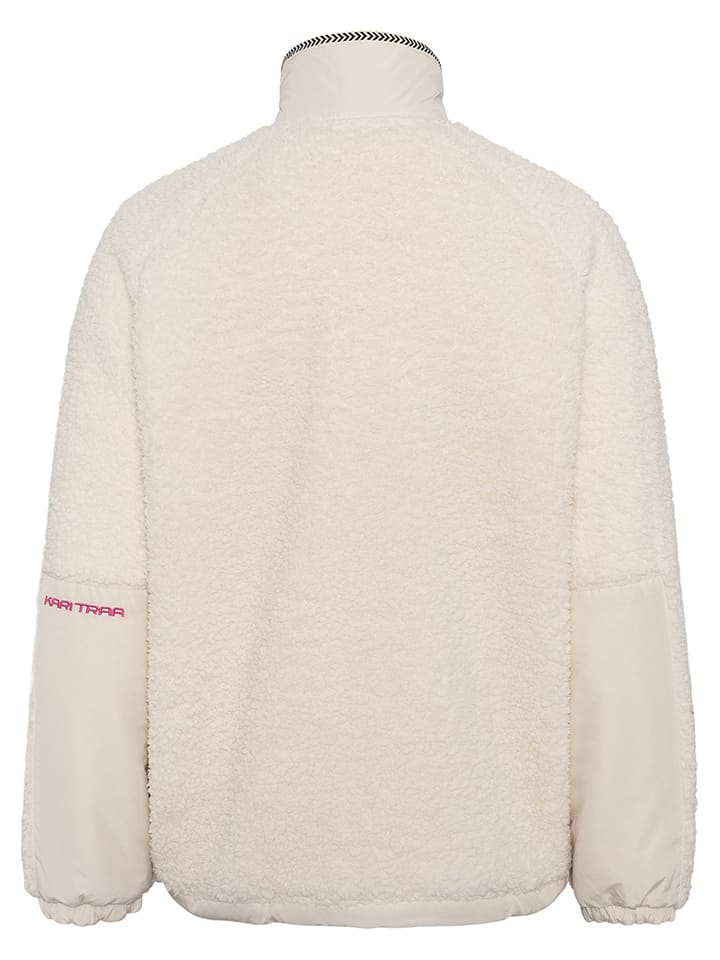 KARI TRAA Bluza polarowa "Olivia" w kolorze białym rozmiar: XL