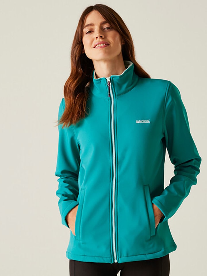Regatta Kurtka softshellowa "Connie V" w kolorze turkusowym rozmiar: 40