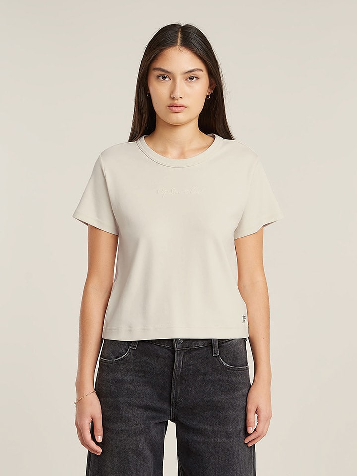 G-Star Koszulka w kolorze kremowym rozmiar: L