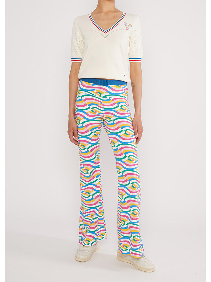 Blutsgeschwister Legginsy sportowe "Dancing Jazzhappy" ze wzorem rozmiar: L