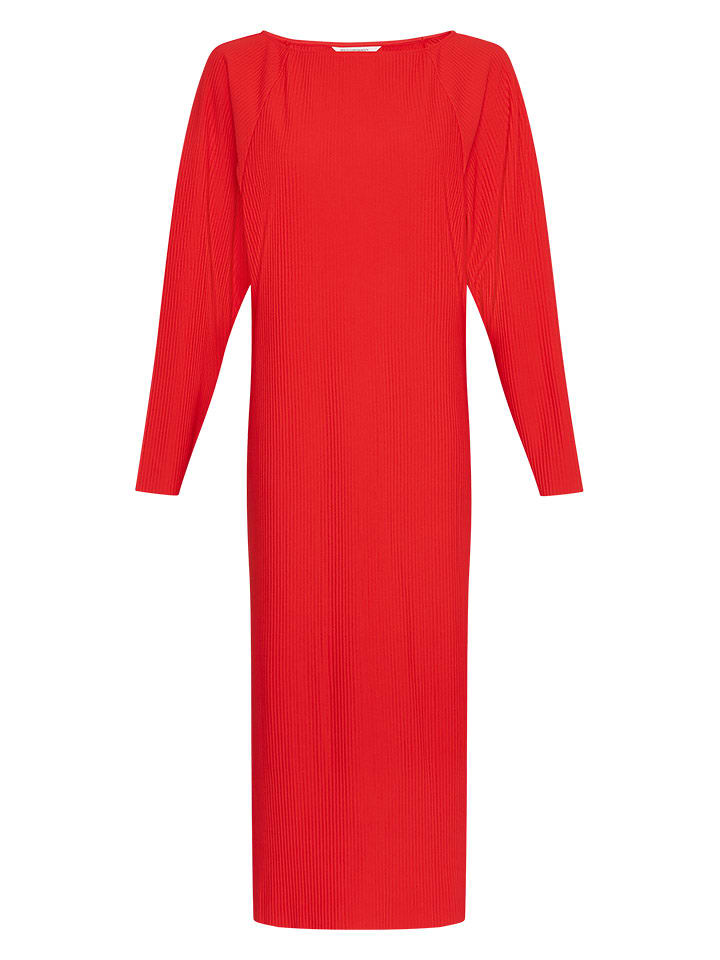 MOSS COPENHAGEN Sukienka w kolorze czerwonym rozmiar: M/L