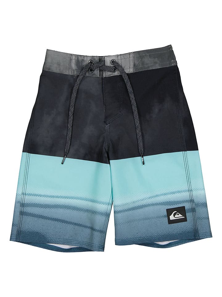 Quiksilver Szorty kąpielowe w kolorze czarno-błękitnym rozmiar: 104