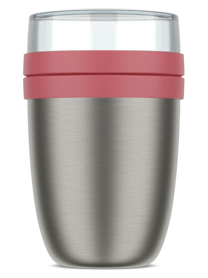 Mepal Lunchpot "Ellipse" w kolorze srebrno-fiołkowym - wys. 16,9 x Ø 10,7 cm rozmiar: onesize