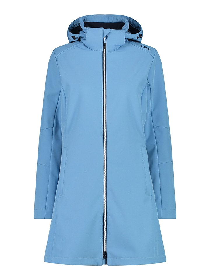 CMP Płaszcz softshellowy w kolorze błękitnym rozmiar: 42
