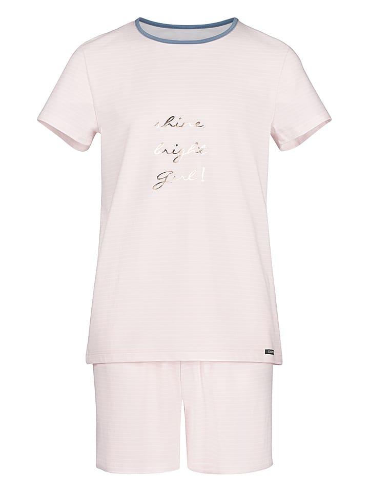 Skiny Piżama w kolorze jasnoróżowym rozmiar: 140