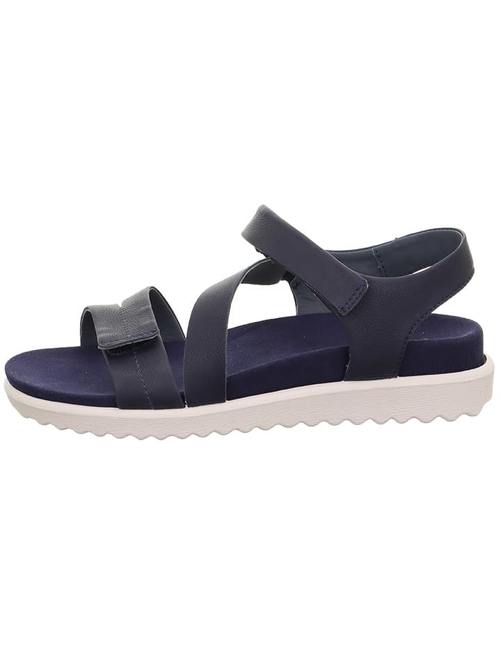Legero Skórzane sandały "Move" w kolorze granatowym rozmiar: 40