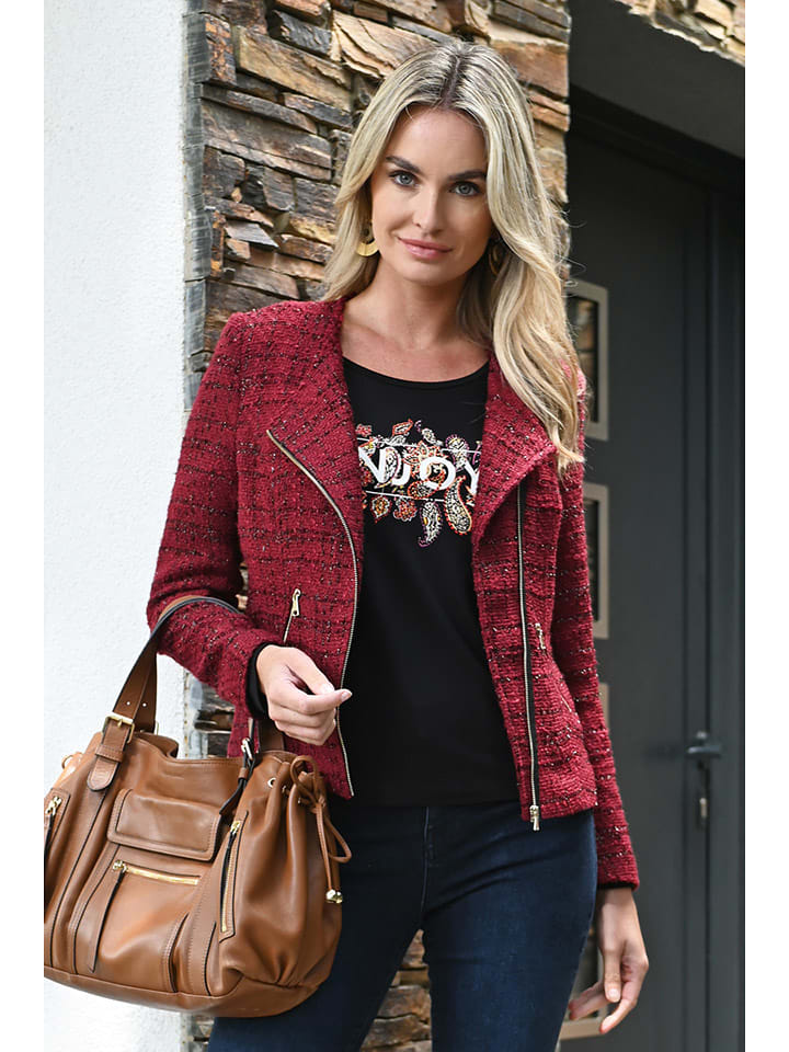 Bleu d'Azur Kurtka przejściowa "Eden" w kolorze czerwonym rozmiar: 36