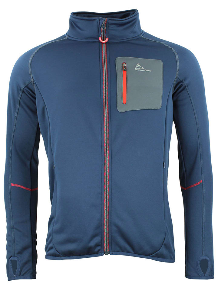 Peak Mountain Kurtka polarowa "Cemaro" w kolorze granatowym rozmiar: XL