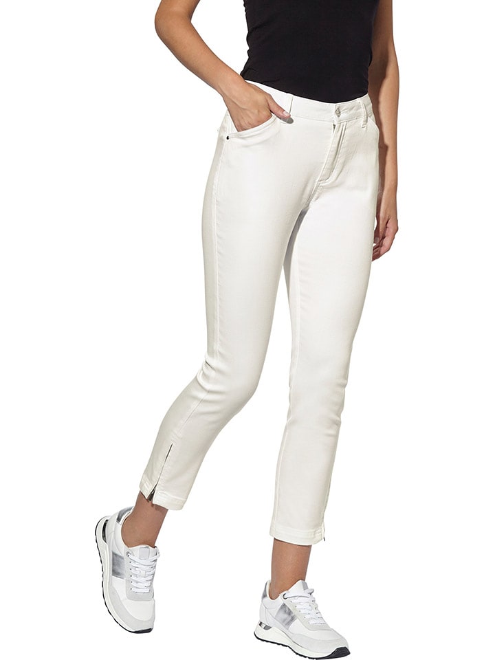 Heine Dżinsy - Slim fit - w kolorze białym rozmiar: 34