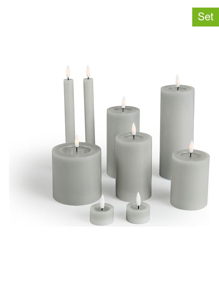 Lifa Living Świece LED (9 szt.) w kolorze jasnoszarym rozmiar: onesize