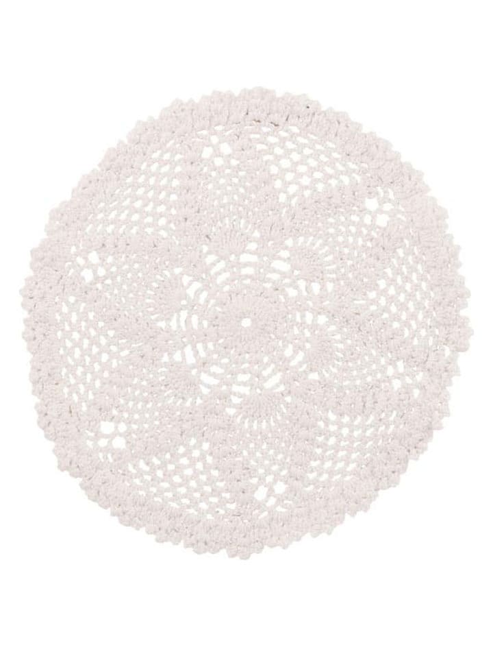 J Line Podkładka stołowa w kolorze białym - Ø 32,5 cm rozmiar: onesize