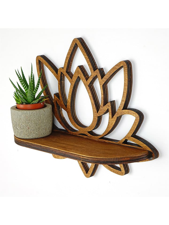 Scandinavia Concept Regał ścienny w kolorze brązowym - 33 x 26 x 10 cm rozmiar: onesize