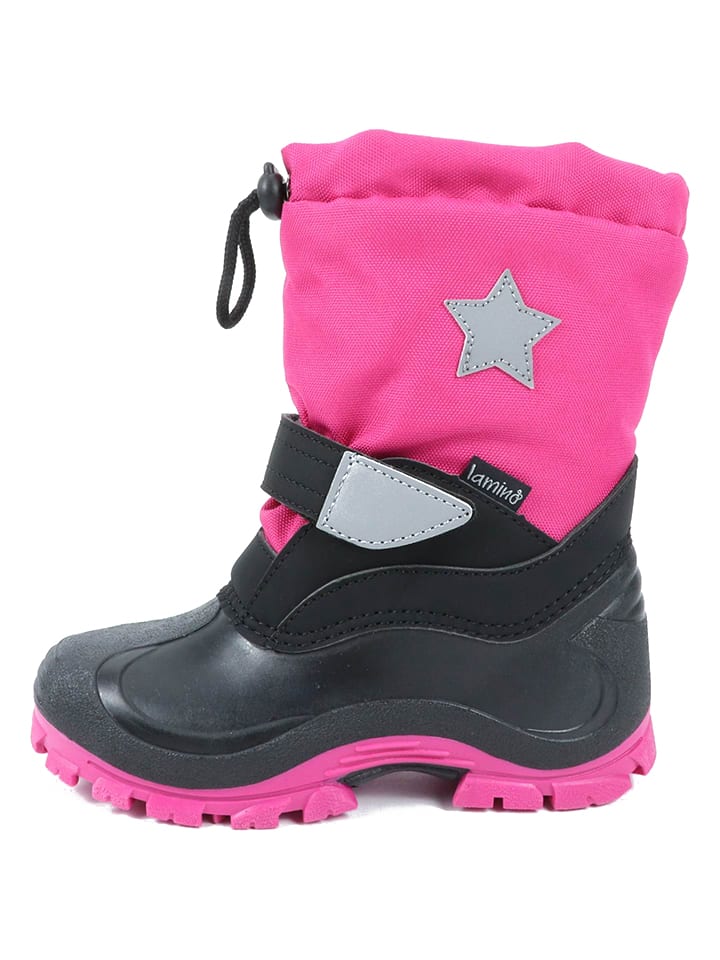 lamino Kozaki zimowe w kolorze jasnoróżowym rozmiar: 30