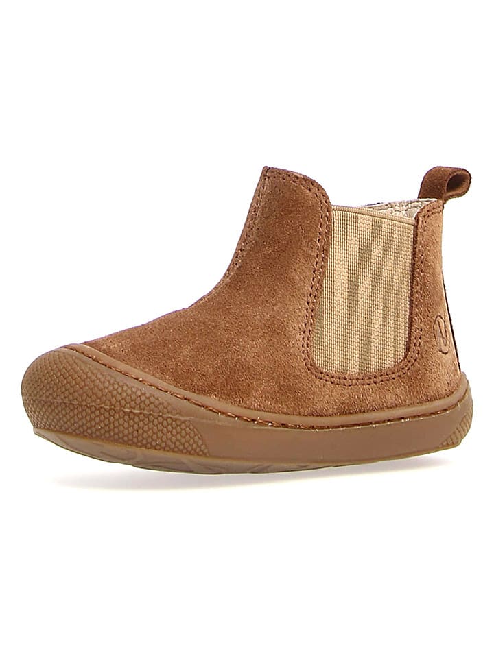 Naturino Skórzane botki "Sally" w kolorze brązowym rozmiar: 26