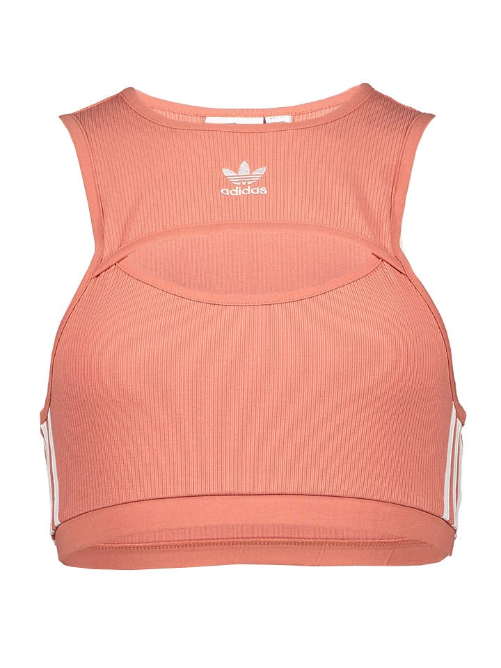 adidas Top w kolorze pomarańczowym rozmiar: 42