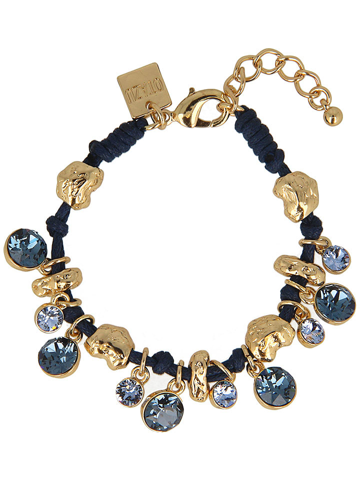 Otazu Pozłacana bransoletka z kryształami Swarovski rozmiar: onesize