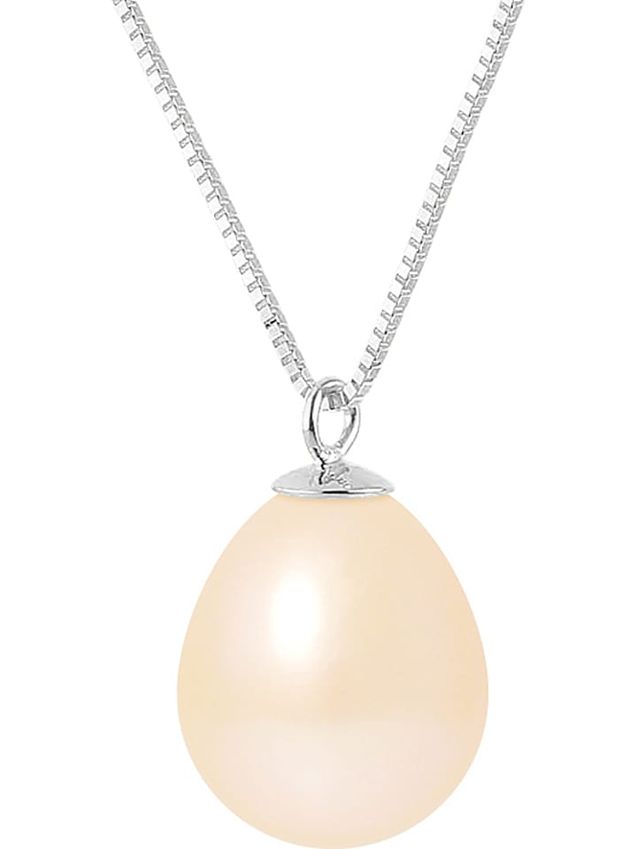 Mitzuko Srebrny naszyjnik z perłą - dł. 42 cm rozmiar: onesize