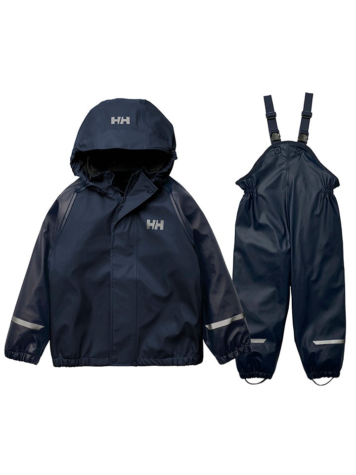 Helly Hansen 2-częściowy zestaw przeciwdeszczowy "Bergen 2.0" w kolorze granatowym rozmiar: 122