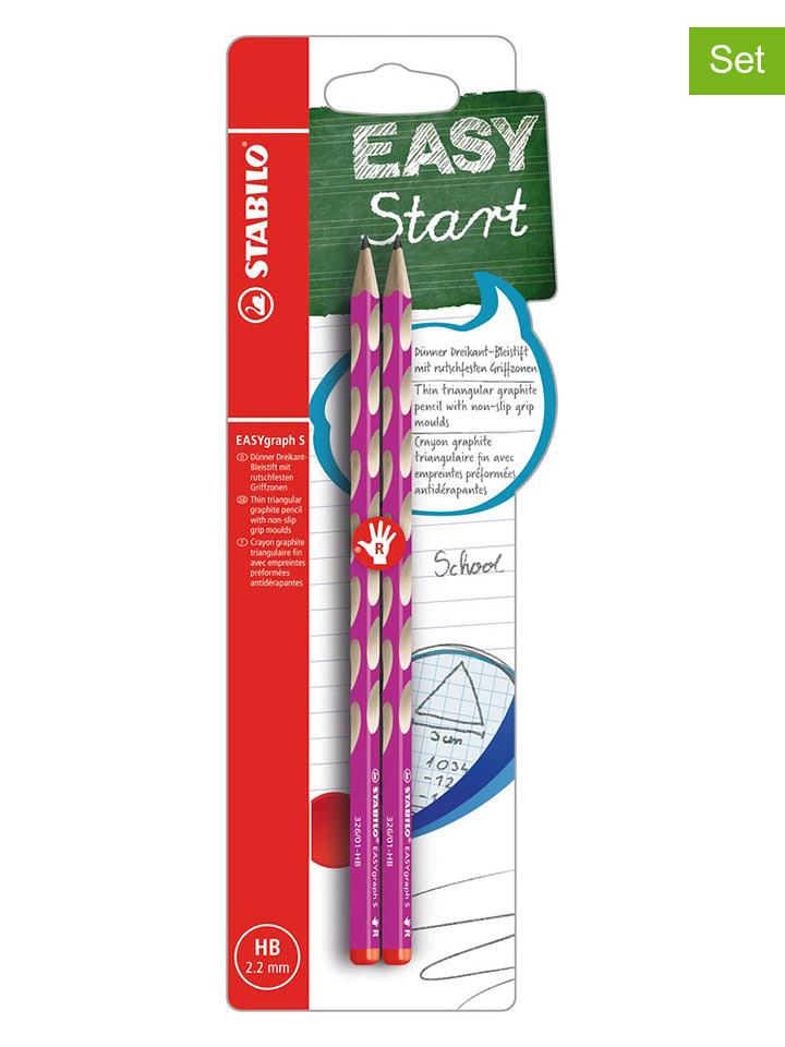 STABILO Ołówki (4 szt.) "STABILO EASYgraph S" dla praworęcznych rozmiar: onesize