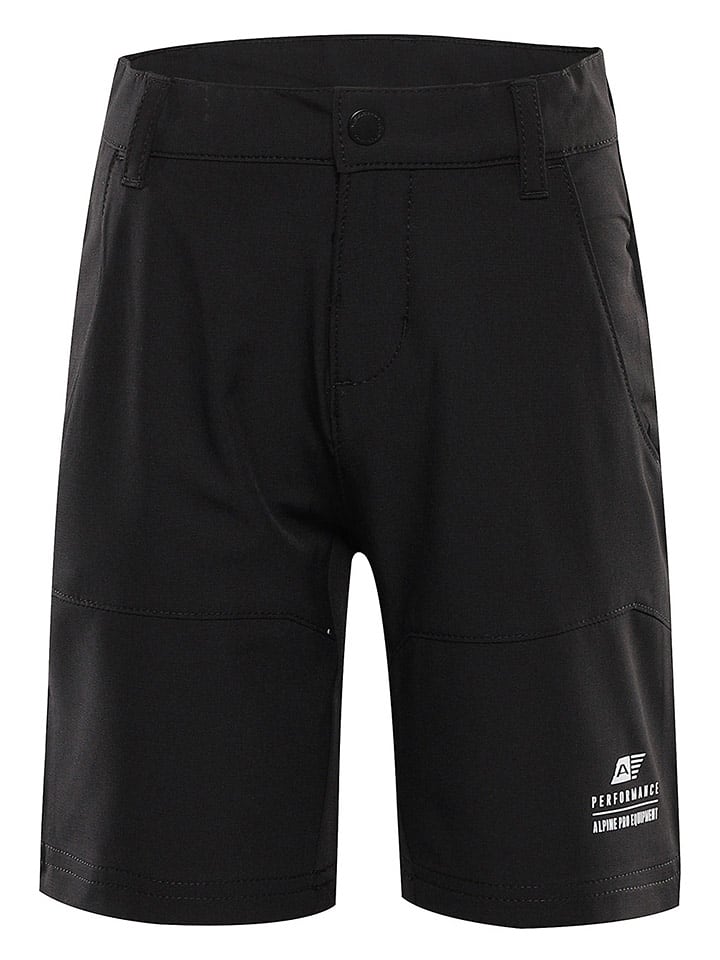 Alpine Pro Szorty softshellowe "Bako" w kolorze czarnym rozmiar: 152/158