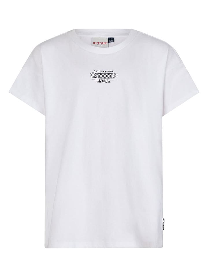 Retour Koszulka "Davis" w kolorze białym rozmiar: 146/152