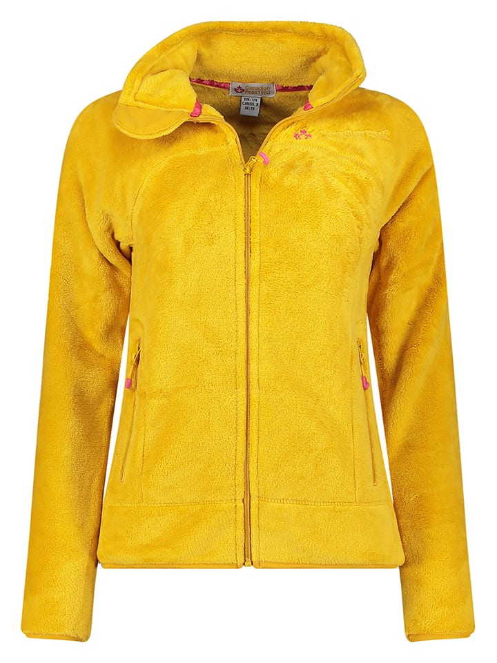 Canadian Peak Kurtka polarowa "Udilas" w kolorze żółtym rozmiar: XL