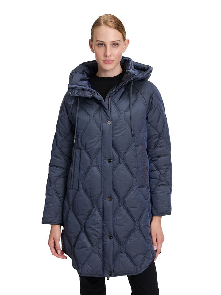 Betty Barclay Płaszcz pikowany w kolorze granatowym rozmiar: 46