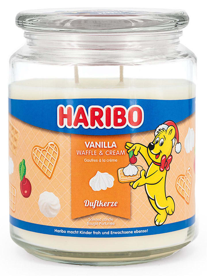 Haribo Świeca zapachowa "Haribo Vanilla Waffle Cream" - 510 g rozmiar: onesize